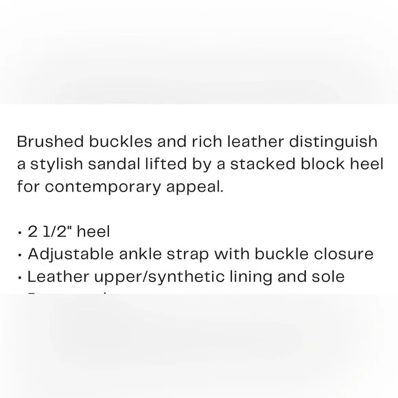 Lucky Brand Womens Luseal Brown Leather Ankle Strap Open Toe Heels Shoes NWT - Picture 6 of 9